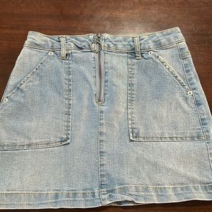 Blue spice Jean skirt